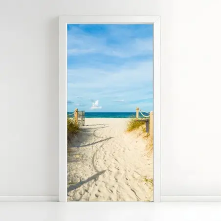 Türaufkleber weg zum strand in Miami – Wallnifity®