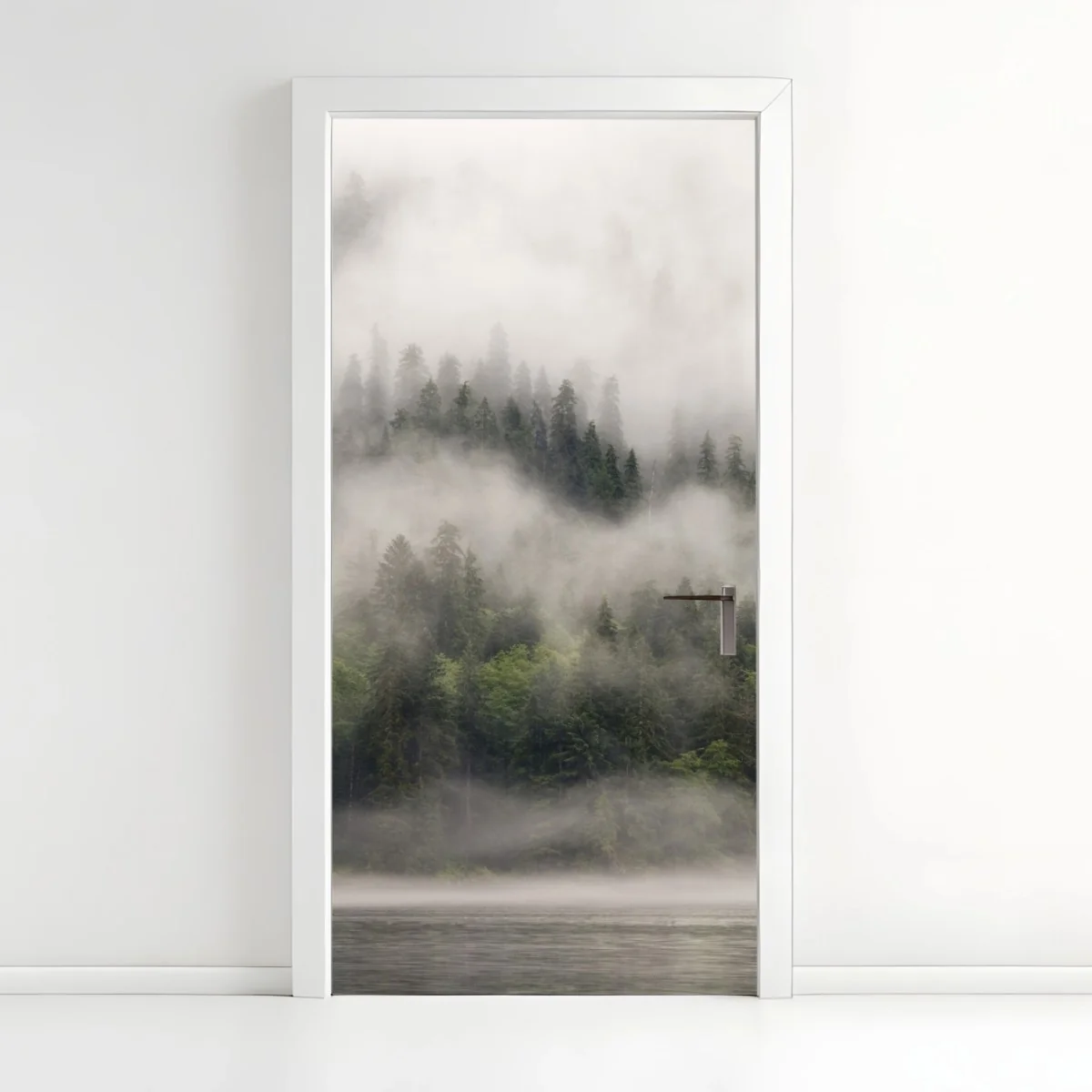 Türaufkleber nebliger küstenwald, British Columbia – Wallnifity® Türaufkleber nebliger küstenwald, British Columbia – Wallnifity®