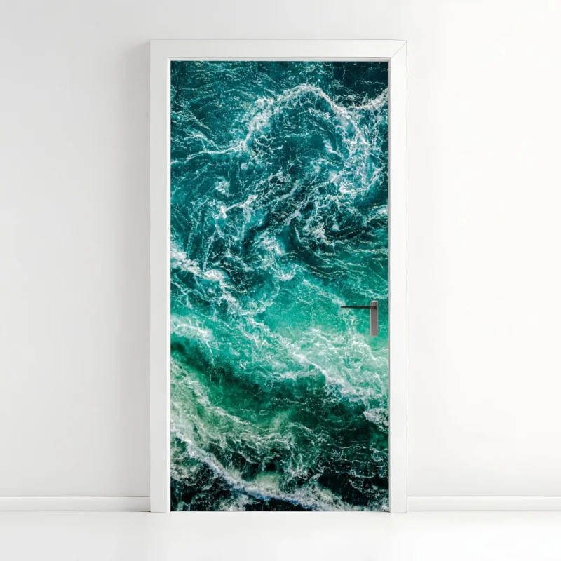 Türaufkleber maelstrom bei Saltstraumen, Norwegen
