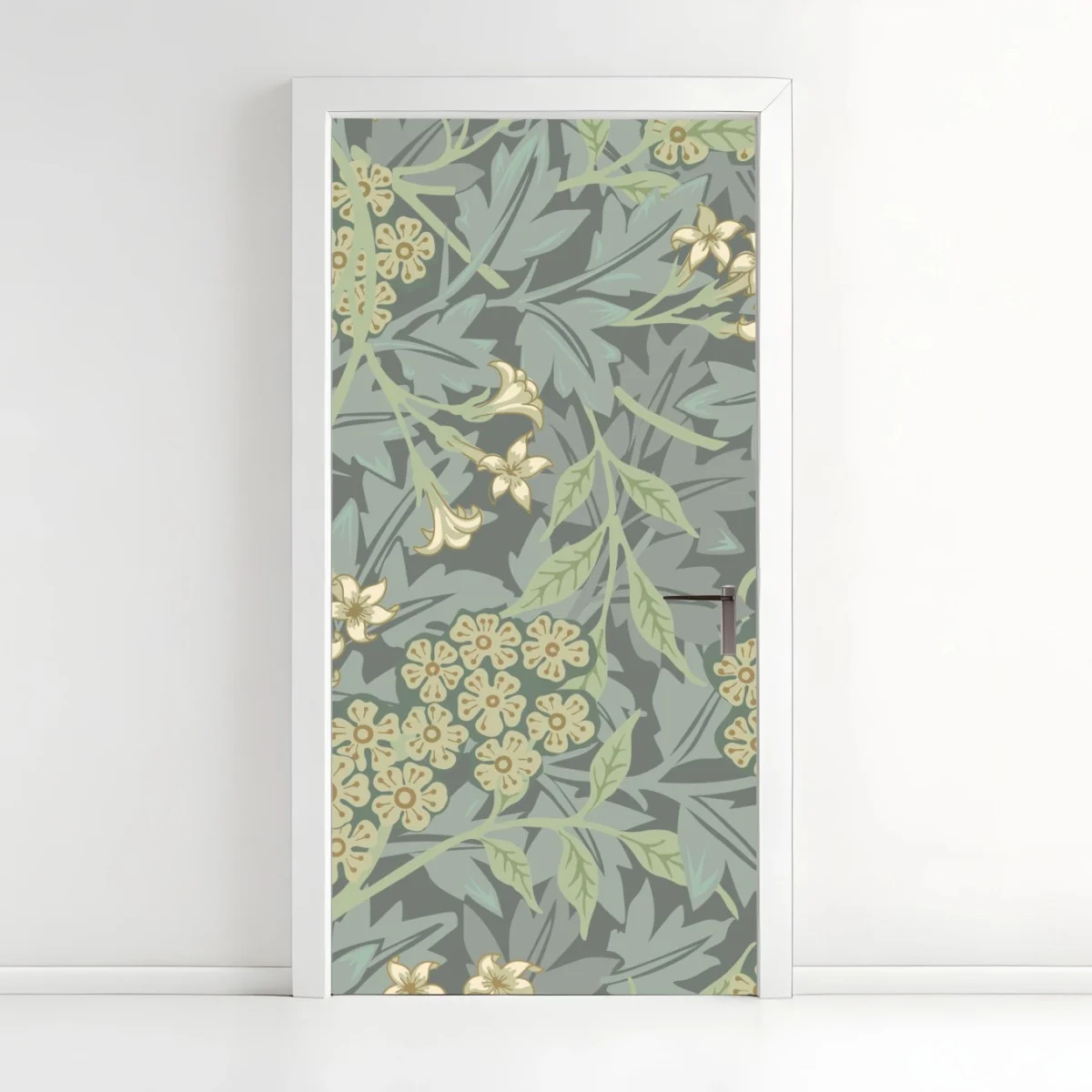Türaufkleber vintage botanisches blumenmuster – Wallnifity® Türaufkleber vintage botanisches blumenmuster – Wallnifity®