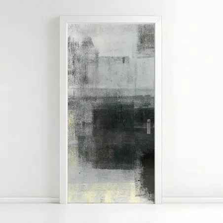 Türaufkleber subtile monochrome textur – Wallnifity®
