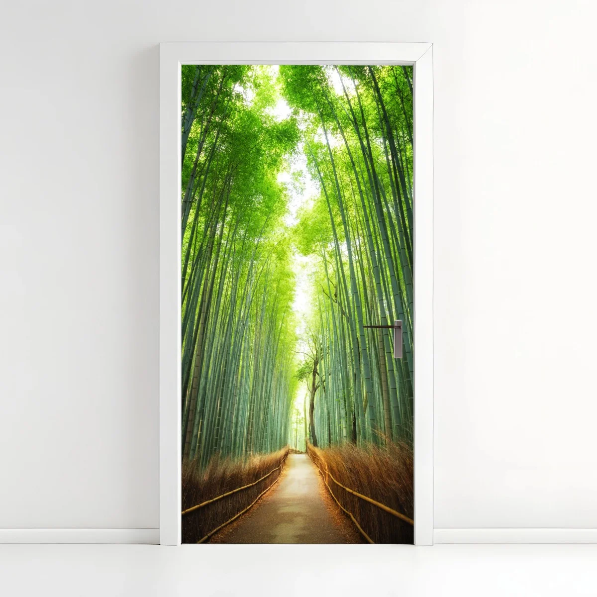 Türaufkleber weg durch den bambushain von Arashiyama – Wallnifity® Türaufkleber weg durch den bambushain von Arashiyama – Wallnifity®