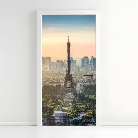 Türaufkleber Paris skyline mit dem Eiffelturm – Wallnifity®