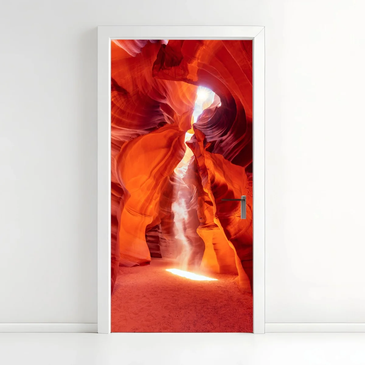 Türaufkleber sonnenstrahl in einer sandsteinschlucht – Wallnifity® Türaufkleber sonnenstrahl in einer sandsteinschlucht – Wallnifity®