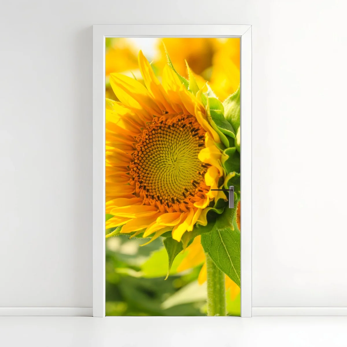 Türaufkleber sonnenblume nahaufnahme – Wallnifity® Türaufkleber sonnenblume nahaufnahme – Wallnifity®