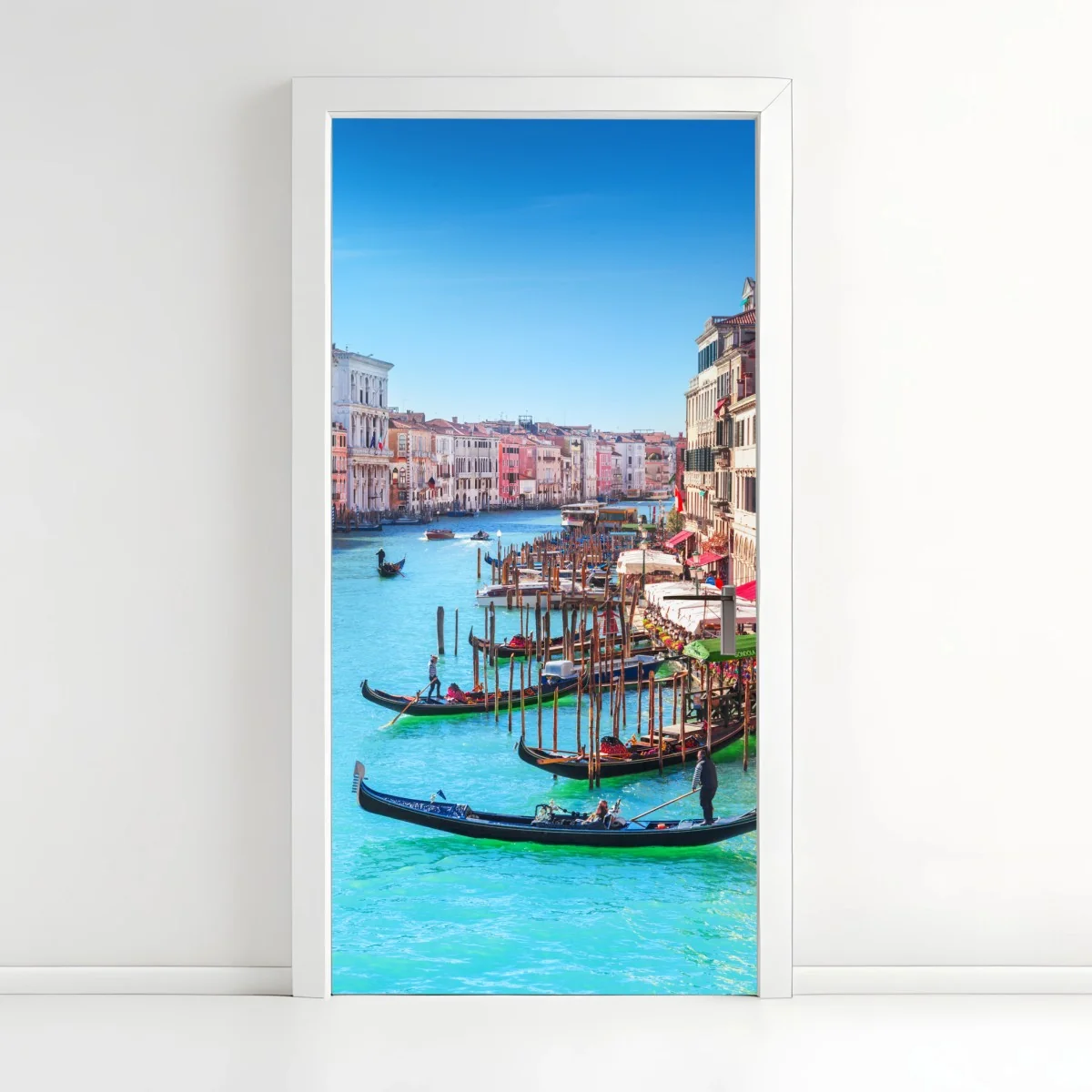 Türaufkleber Venedig großer kanal stadtansicht – Wallnifity® Türaufkleber Venedig großer kanal stadtansicht – Wallnifity®