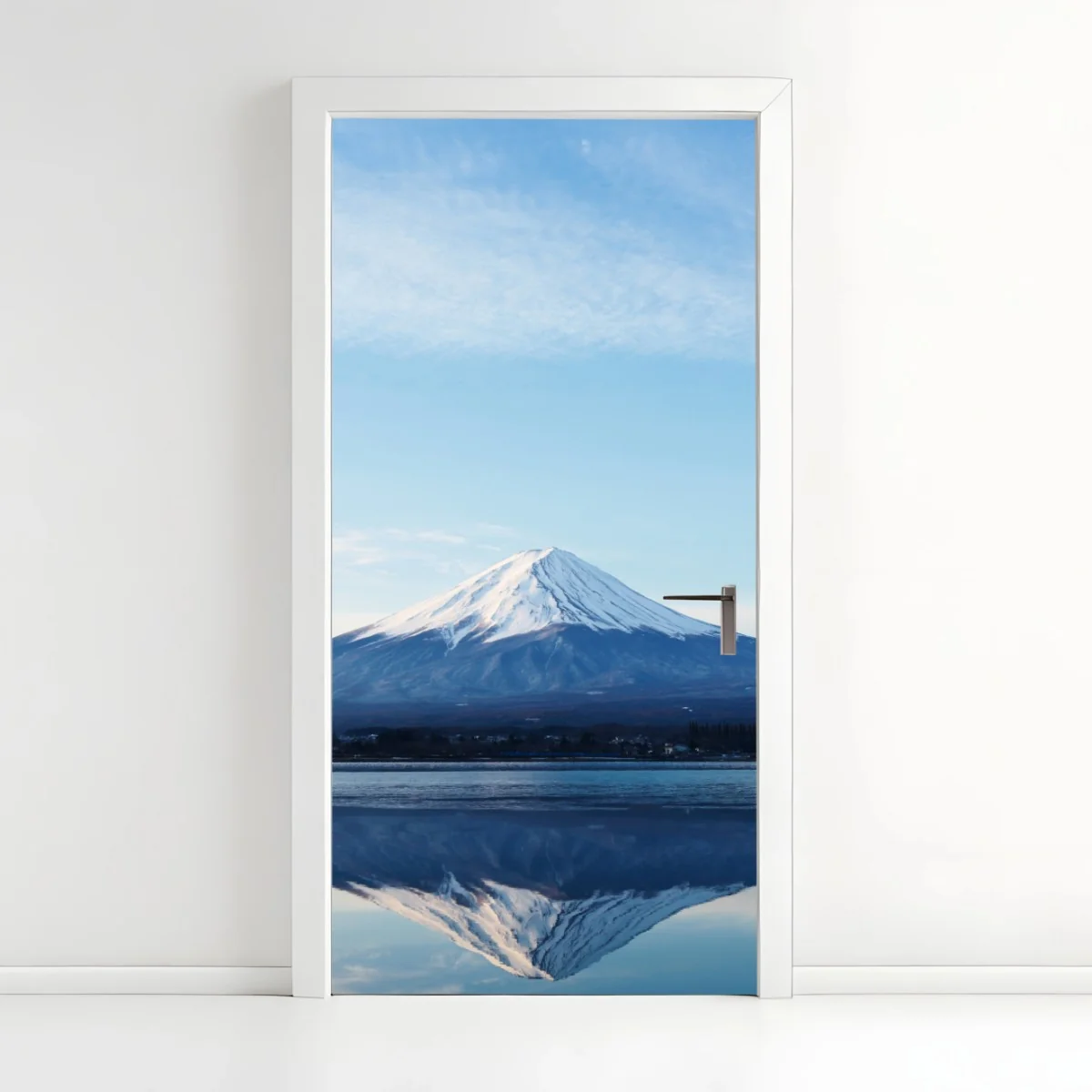 Türaufkleber berg Fuji spiegelung im see – Wallnifity® Türaufkleber berg Fuji spiegelung im see – Wallnifity®