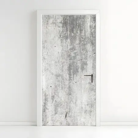 Türaufkleber rohe betonwand textur – Wallnifity®