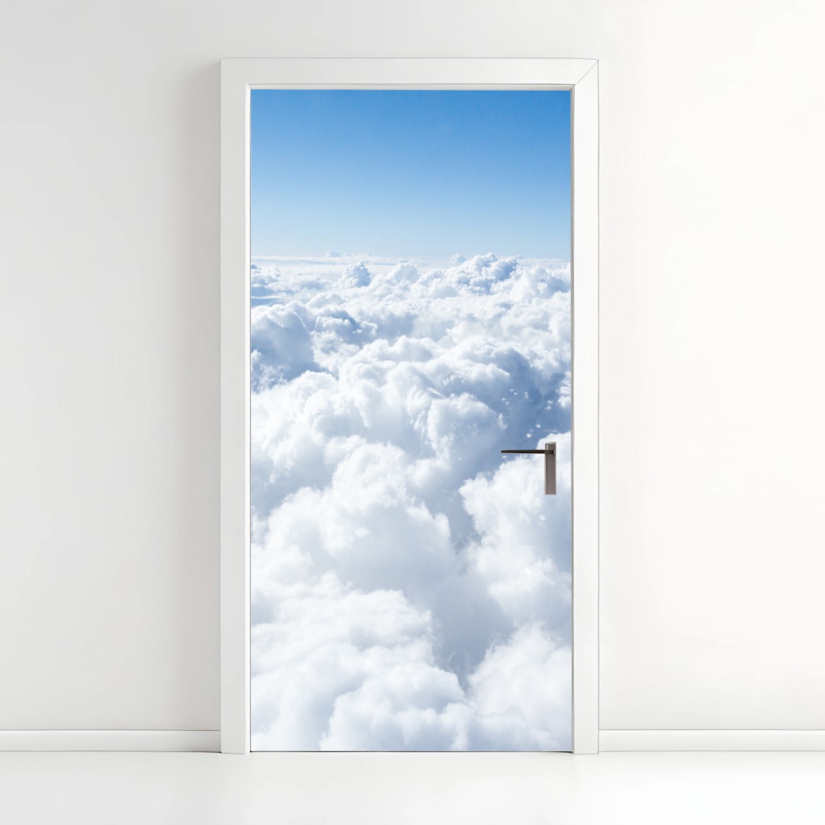 Türaufkleber ruhige wolkenlandschaft aus der luft – Wallnifity®