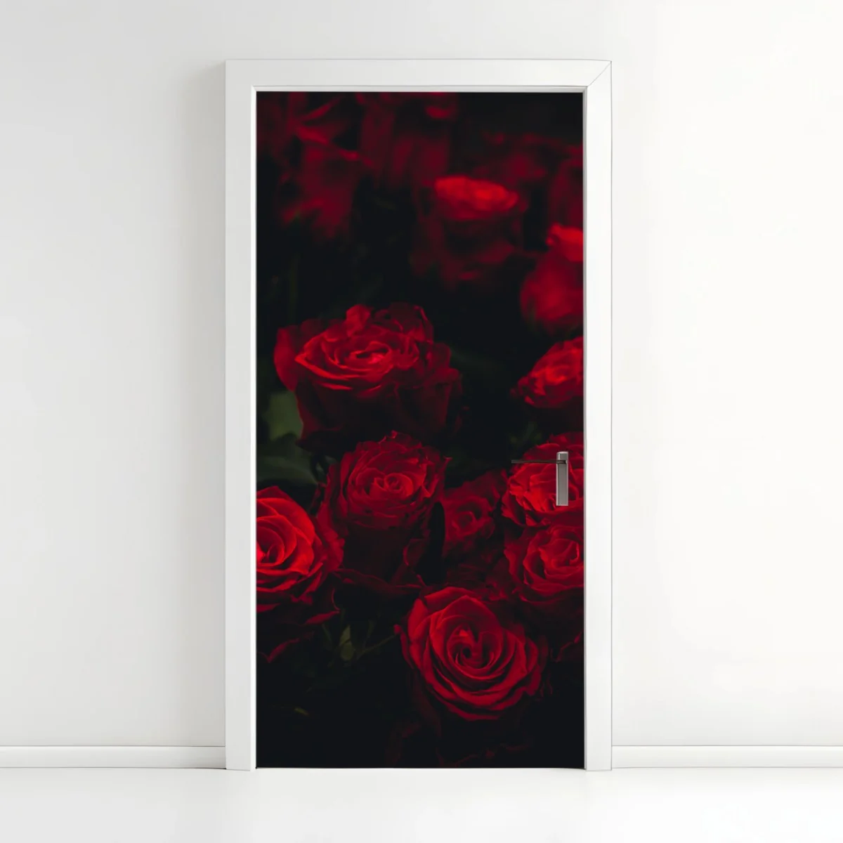 Türaufkleber dunkler rosenstrauß – Wallnifity® Türaufkleber dunkler rosenstrauß – Wallnifity®