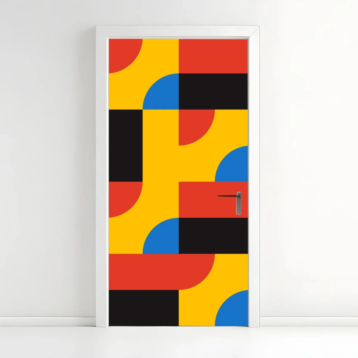 Türaufkleber kräftiges geometrisches muster für die wand – Wallnifity® Türaufkleber kräftiges geometrisches muster für die wand – Wallnifity®