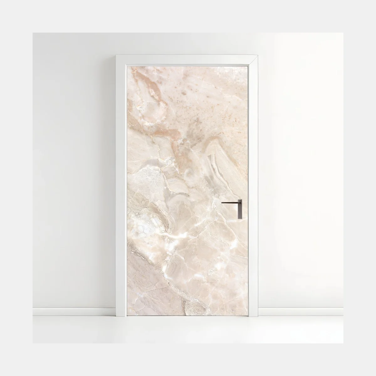 Türaufkleber beige marmorstruktur – Wallnifity® Türaufkleber beige marmorstruktur – Wallnifity®
