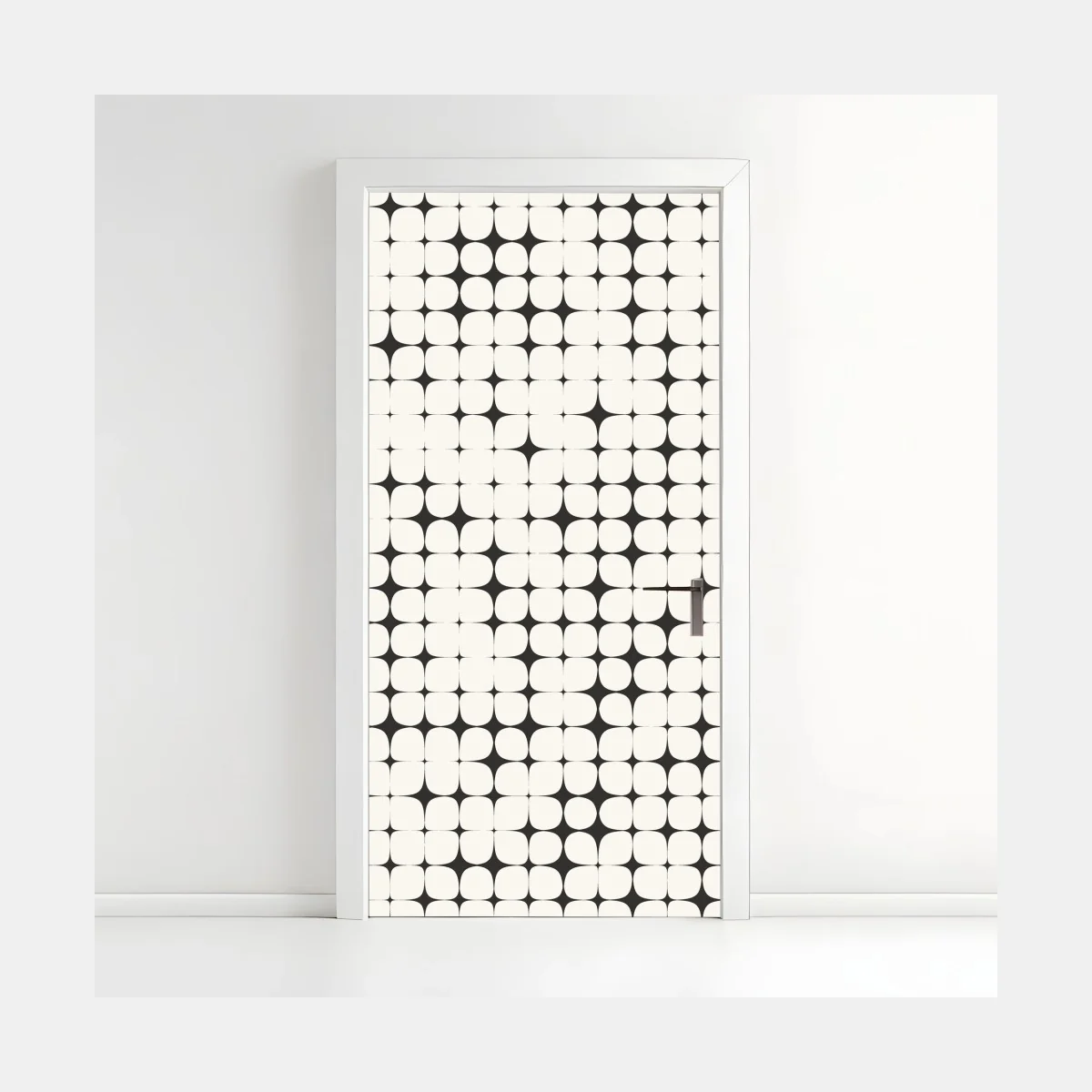 Türaufkleber monochromes geometrisches punktmuster – Wallnifity® Türaufkleber monochromes geometrisches punktmuster – Wallnifity®