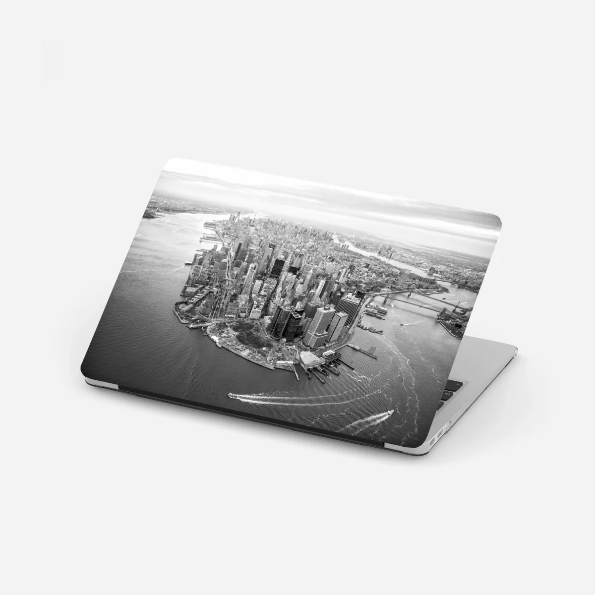 Laptop-Aufkleber Manhattan skyline aus der luft – Wallnifity® Laptop-Aufkleber Manhattan skyline aus der luft – Wallnifity®