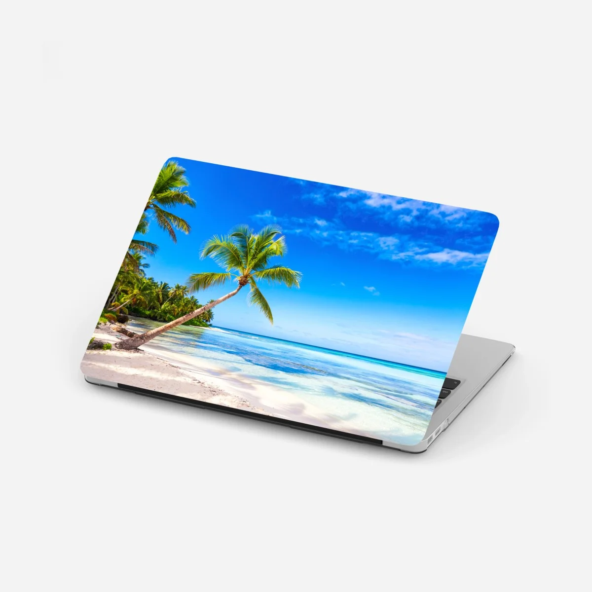Laptop-Aufkleber tropischer palmenstrand – Wallnifity® Laptop-Aufkleber tropischer palmenstrand – Wallnifity®