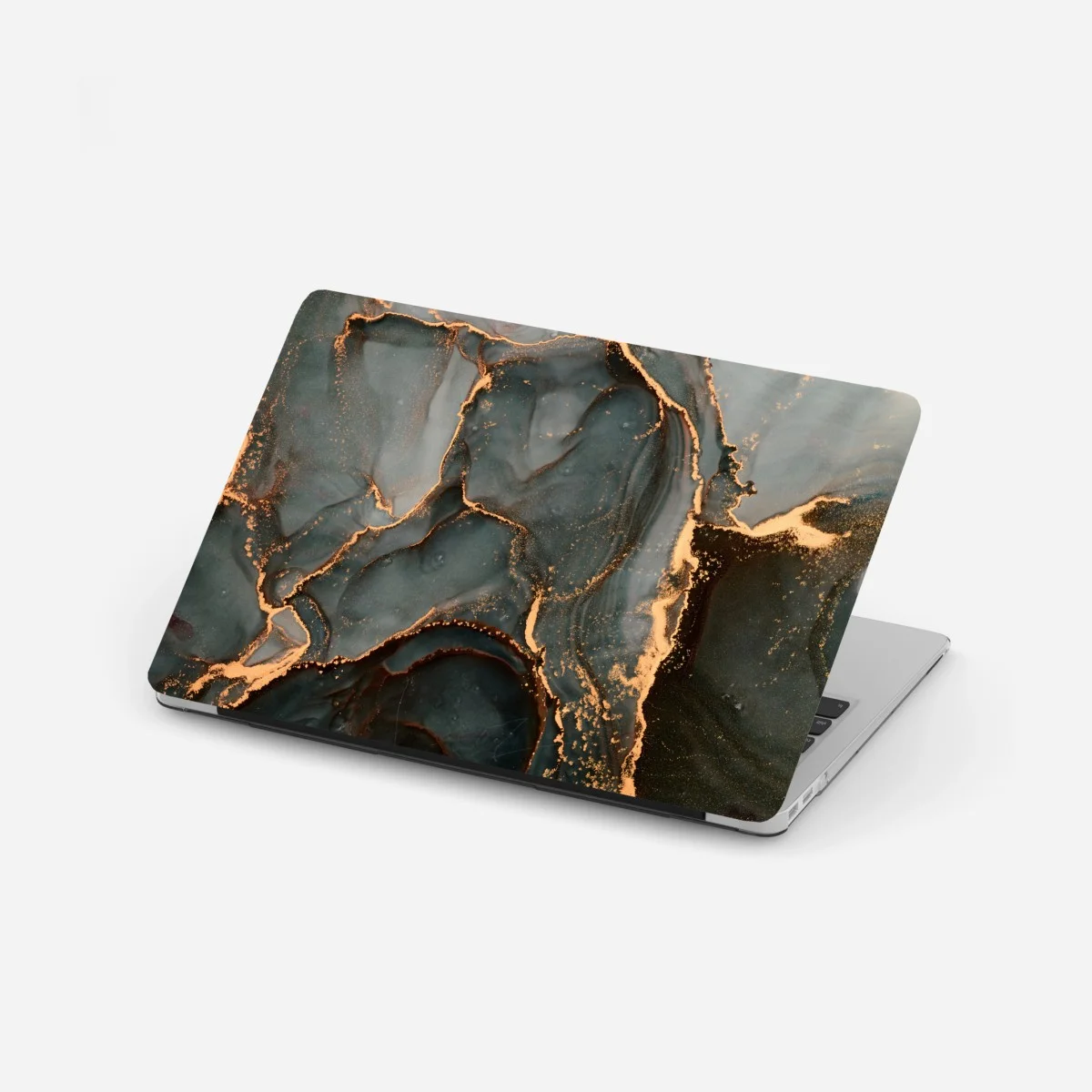 Laptop-Aufkleber luxuriöse türkis abstraktion mit goldenen adern – Wallnifity® Laptop-Aufkleber luxuriöse türkis abstraktion mit goldenen adern – Wallnifity®