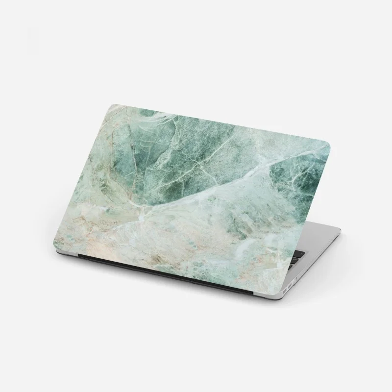 Laptop-Aufkleber grüne marmortextur abstrakt – Wallnifity® Laptop-Aufkleber grüne marmortextur abstrakt – Wallnifity®