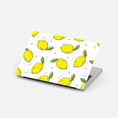 Laptop-Aufkleber sonniges zitronenmuster – Wallnifity®