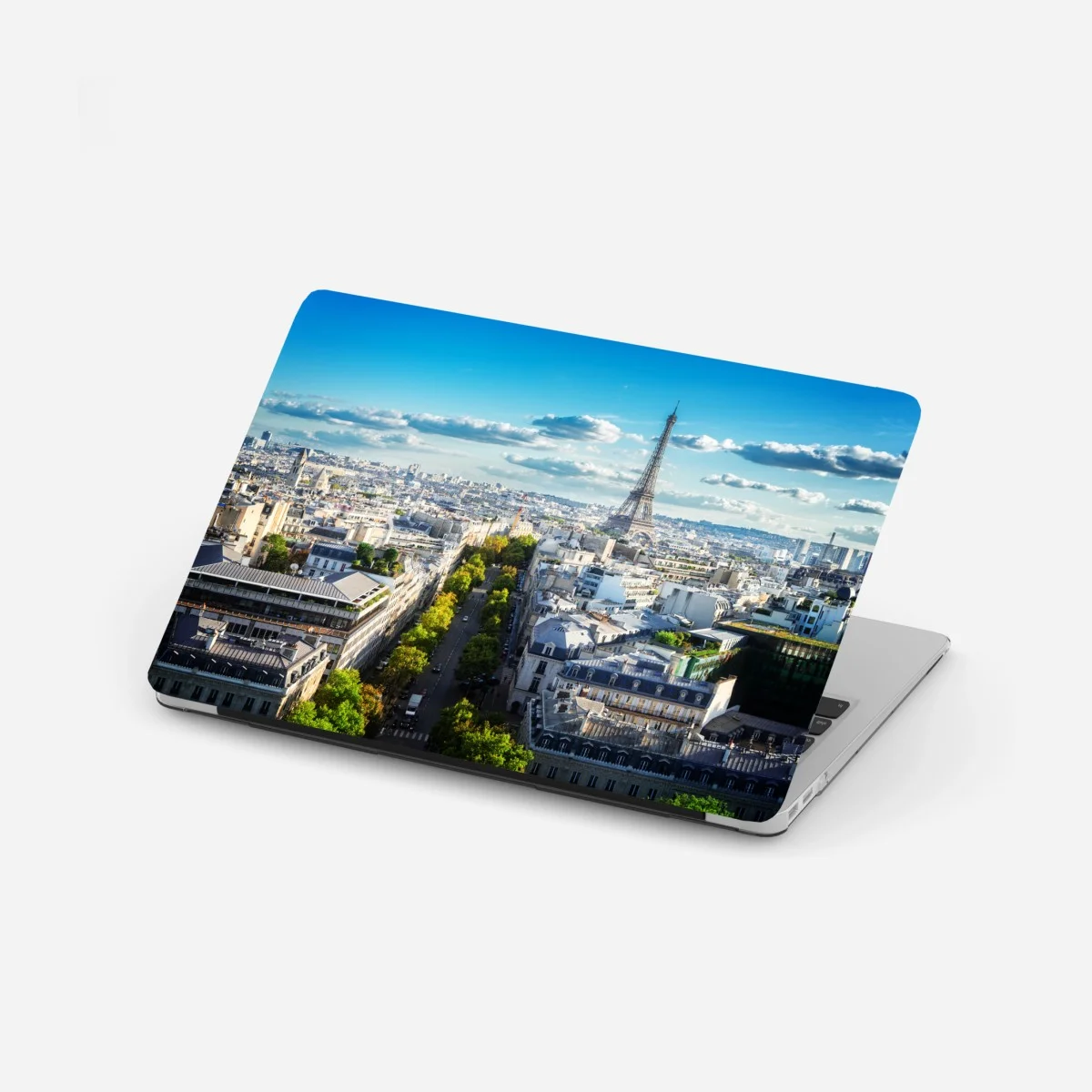 Laptop-Aufkleber panorama von Paris mit dem Eiffelturm – Wallnifity® Laptop-Aufkleber panorama von Paris mit dem Eiffelturm – Wallnifity®