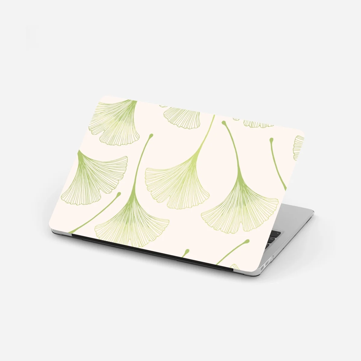 Laptop-Aufkleber zartes ginkgoblattmuster – Wallnifity® Laptop-Aufkleber zartes ginkgoblattmuster – Wallnifity®