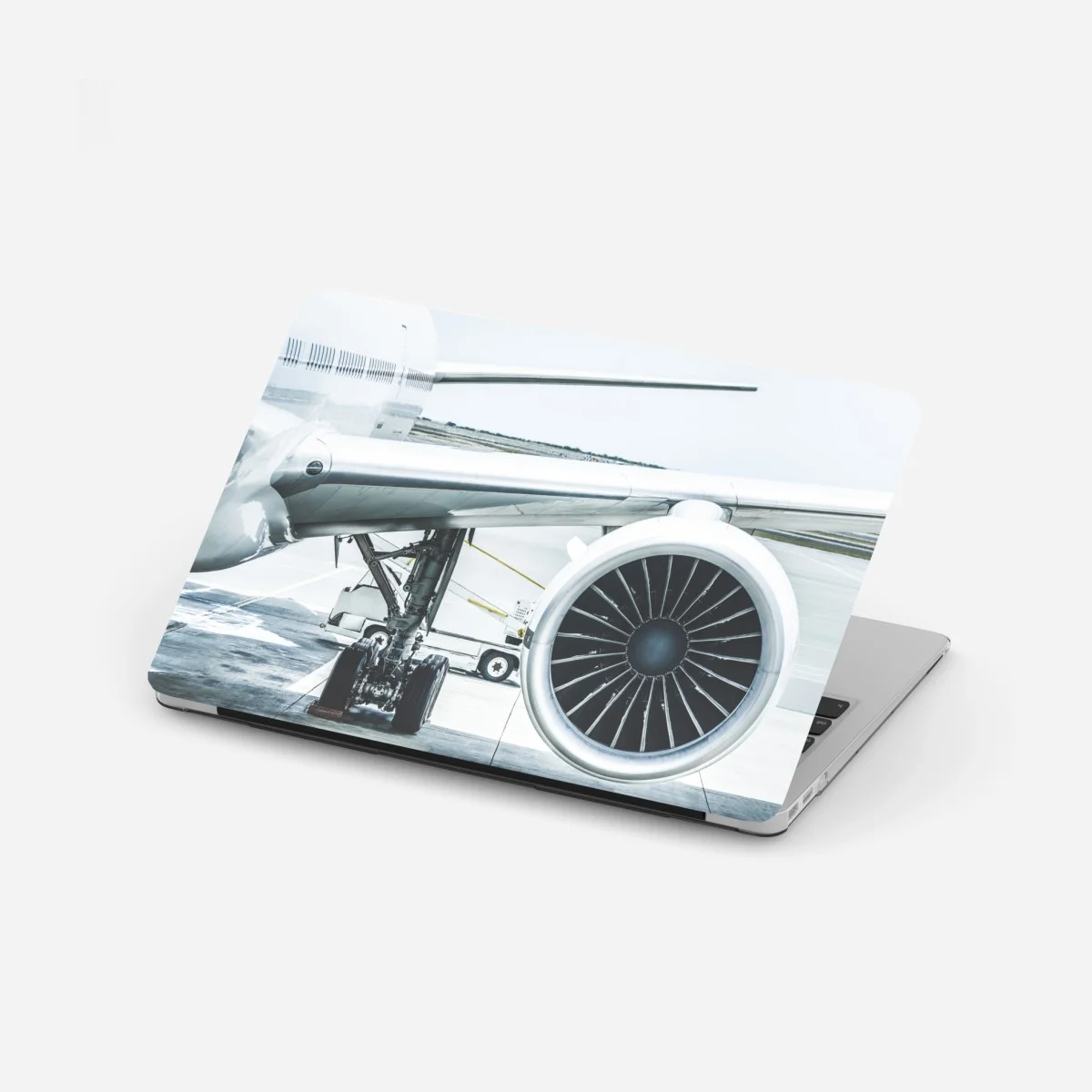 Laptop-Aufkleber nahaufnahme triebwerk am terminal – Wallnifity® Laptop-Aufkleber nahaufnahme triebwerk am terminal – Wallnifity®