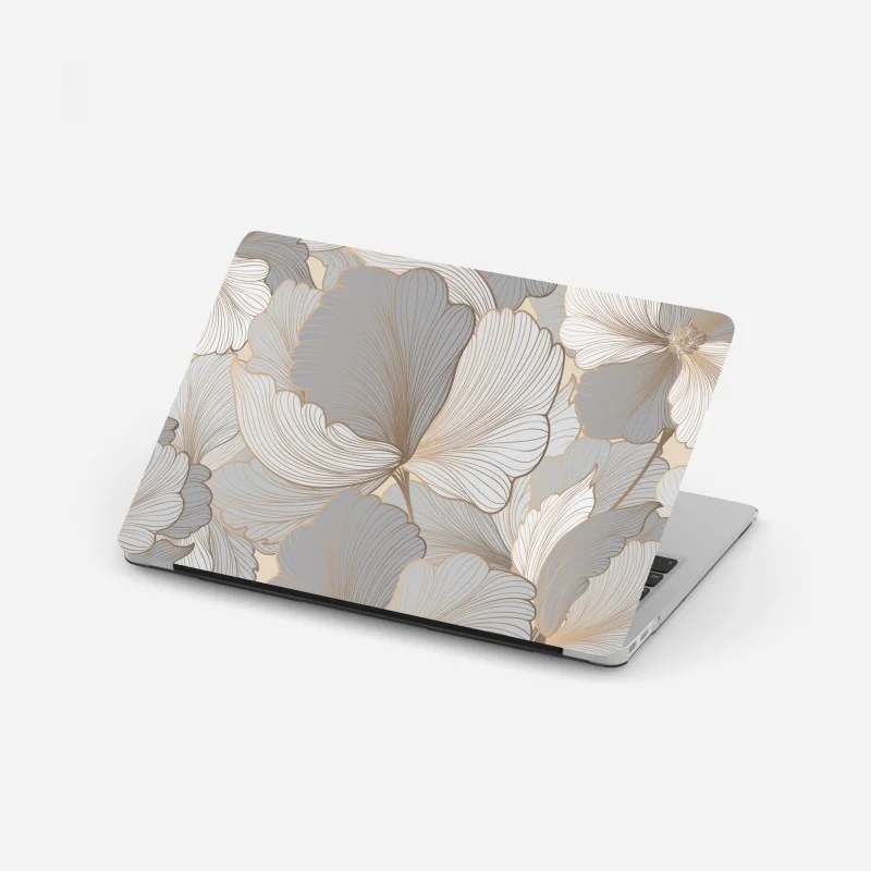 Laptop-Aufkleber zartes pastell blumenmuster