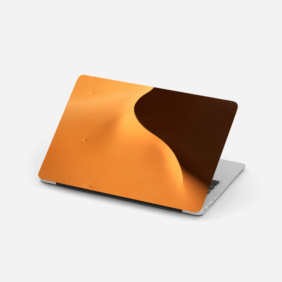 Laptop-Aufkleber goldene dünenkurven – Wallnifity® Laptop-Aufkleber goldene dünenkurven – Wallnifity®