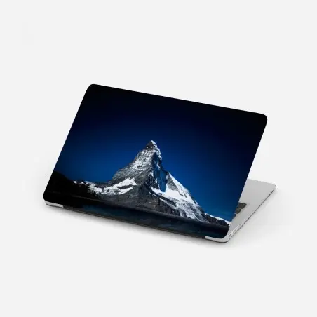 Laptop-Aufkleber Matterhorn nächtliche spiegelung – Wallnifity®