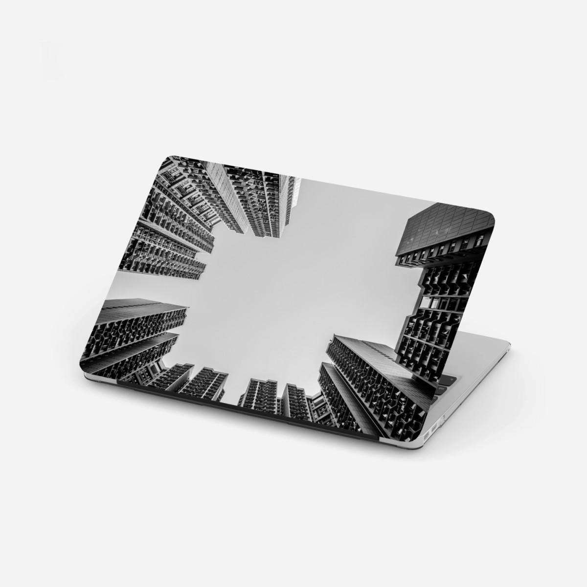 Laptop-Aufkleber städtische perspektive hochhäuser – Wallnifity®