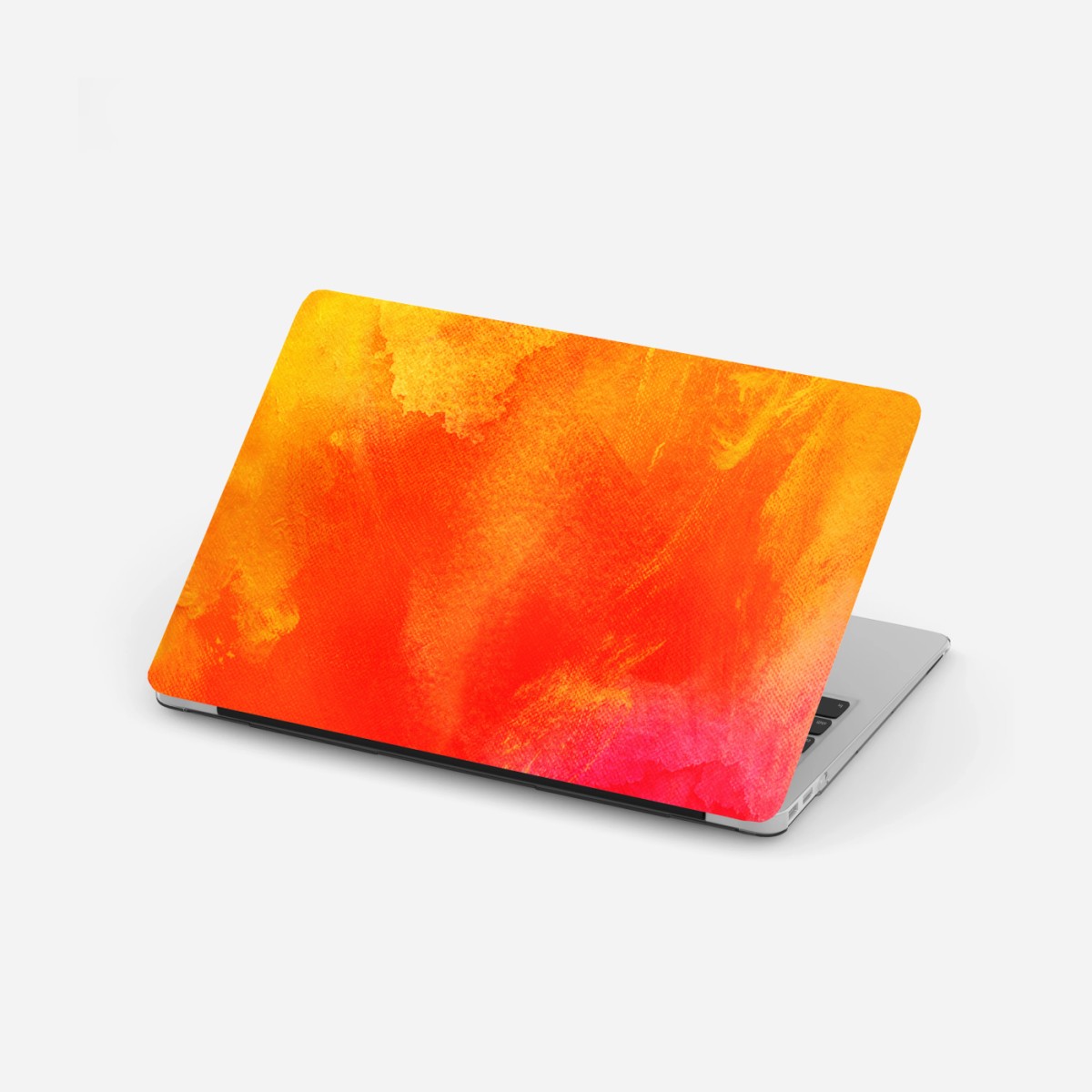 Laptop-Aufkleber lebendiger oranger abstrakter verlauf – Wallnifity®