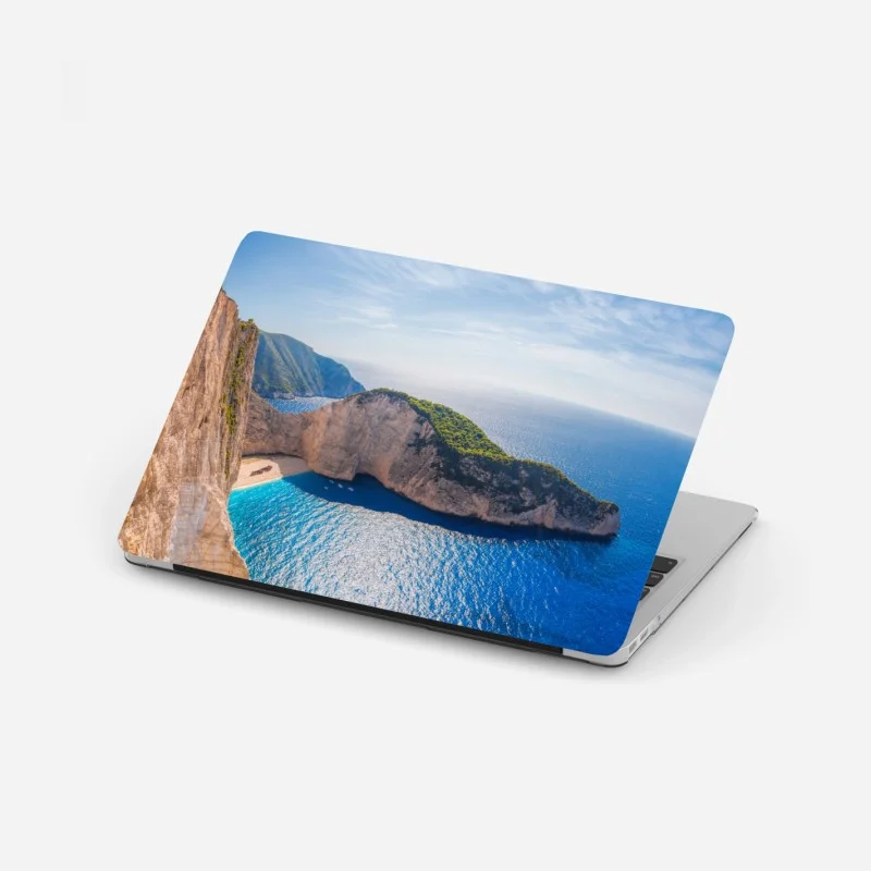 Laptop-Aufkleber sonnenklippen am Navagio strand, Zakynthos