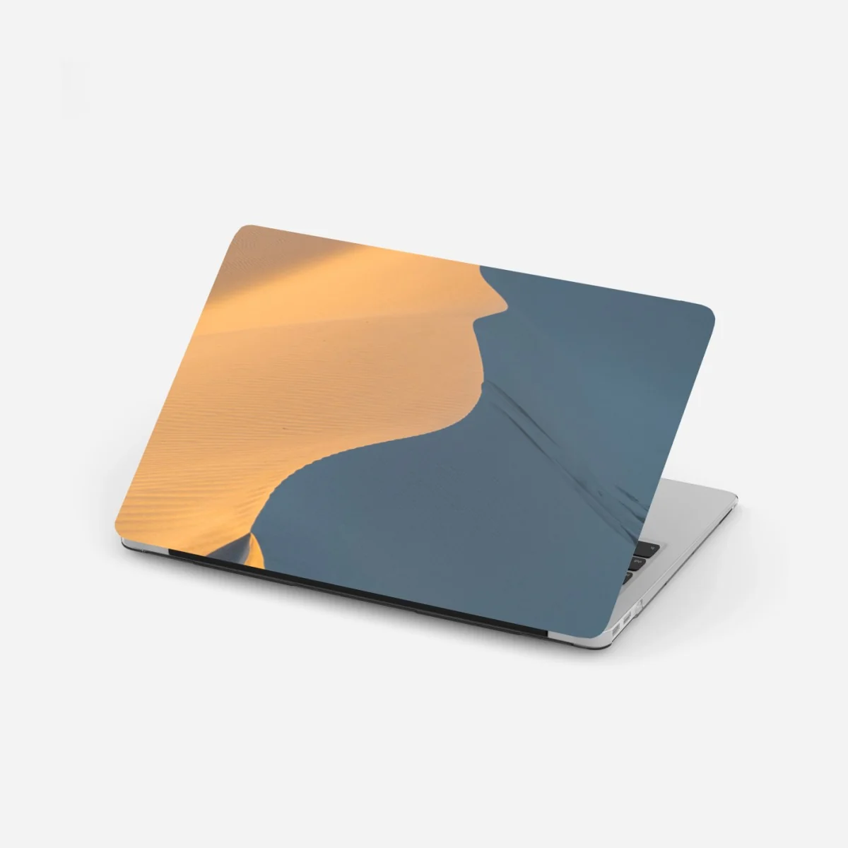 Laptop-Aufkleber goldene dünenkurven – Wallnifity® Laptop-Aufkleber goldene dünenkurven – Wallnifity®