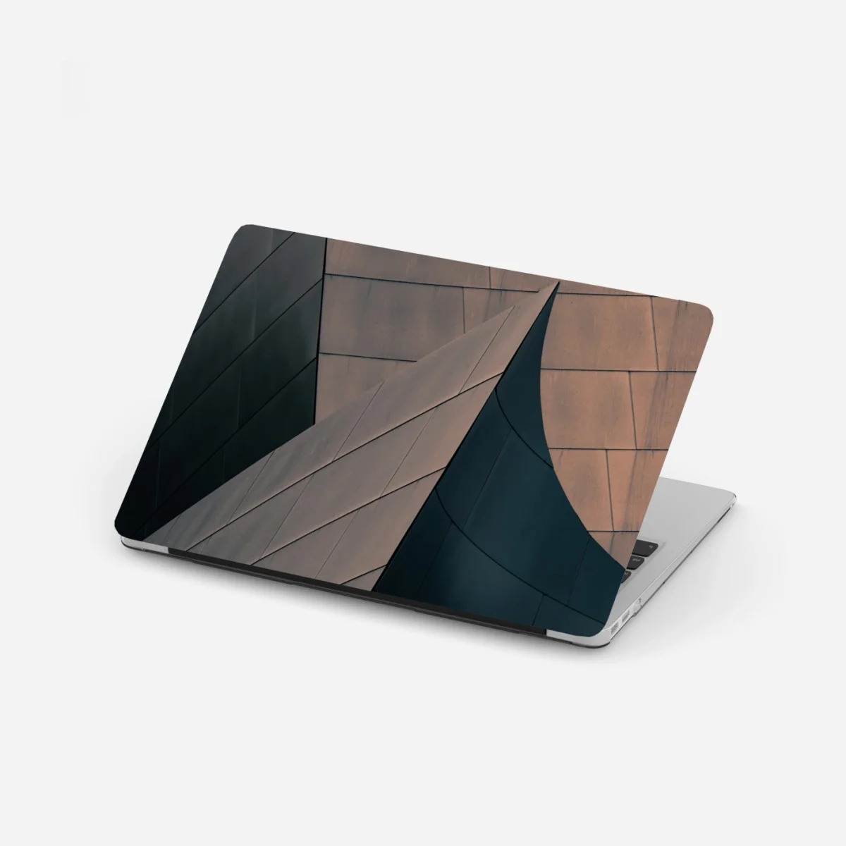 Laptop-Aufkleber geometrische architekturformen aus metall – Wallnifity® Laptop-Aufkleber geometrische architekturformen aus metall – Wallnifity®