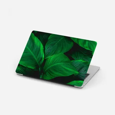 Laptop-Aufkleber üppige tropische blätter – Wallnifity®