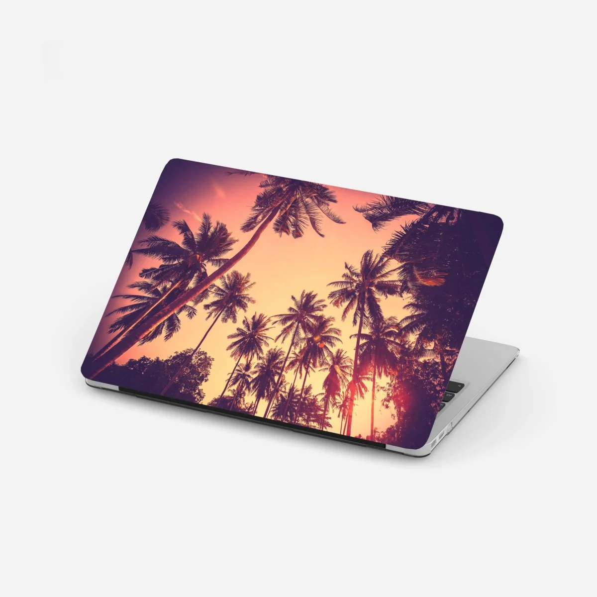 Laptop-Aufkleber vintage tropischer sonnenuntergang mit palmen – Wallnifity® Laptop-Aufkleber vintage tropischer sonnenuntergang mit palmen – Wallnifity®