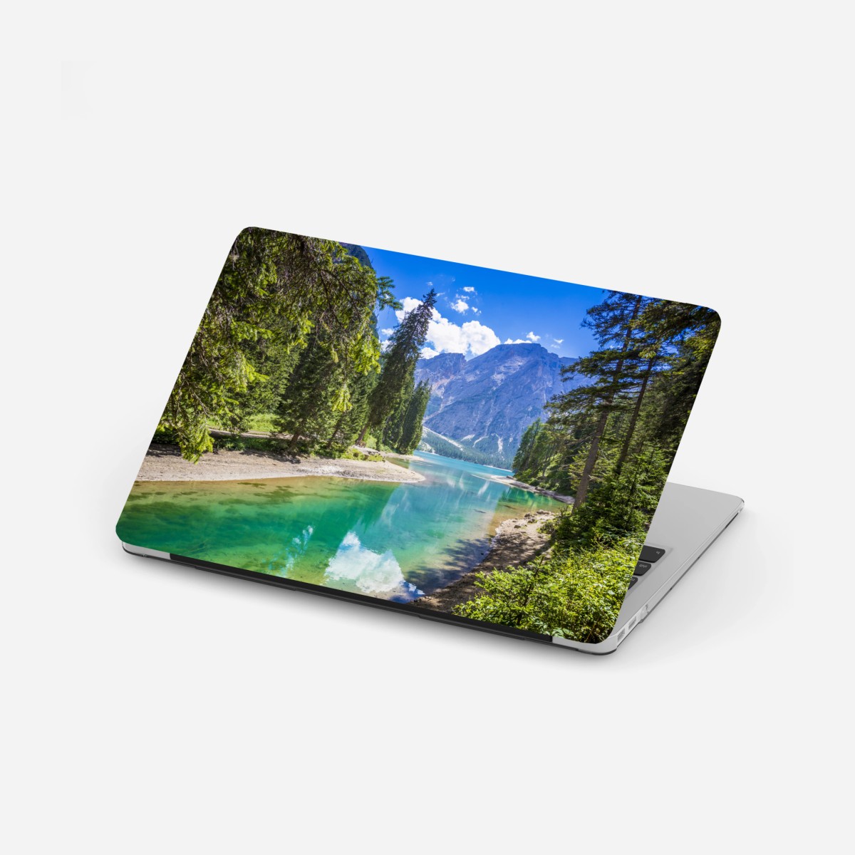 Laptop-Aufkleber Pragser Wildsee türkisblauer bergsee – Wallnifity®