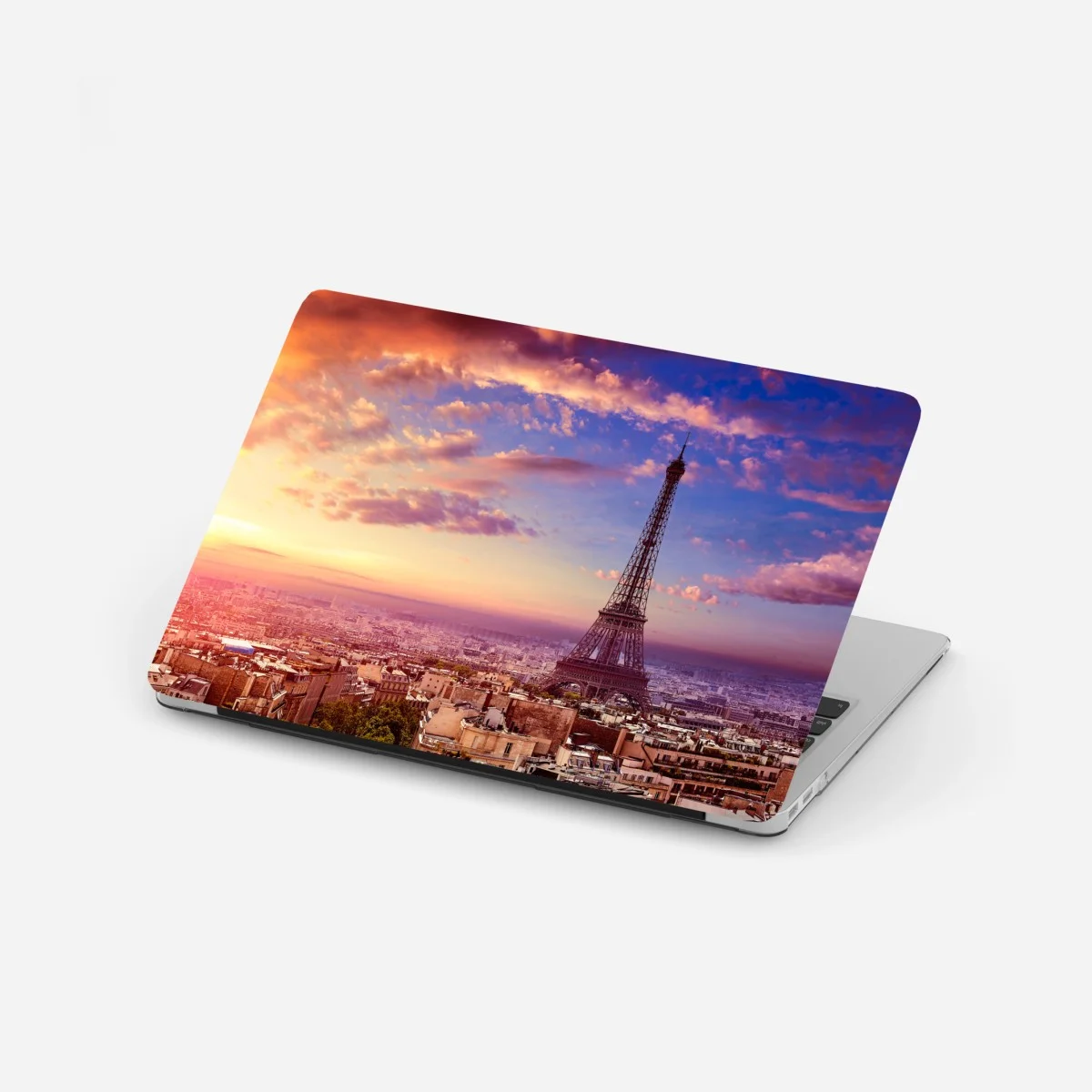 Laptop-Aufkleber sonnenuntergang über dem Eiffelturm – Wallnifity® Laptop-Aufkleber sonnenuntergang über dem Eiffelturm – Wallnifity®