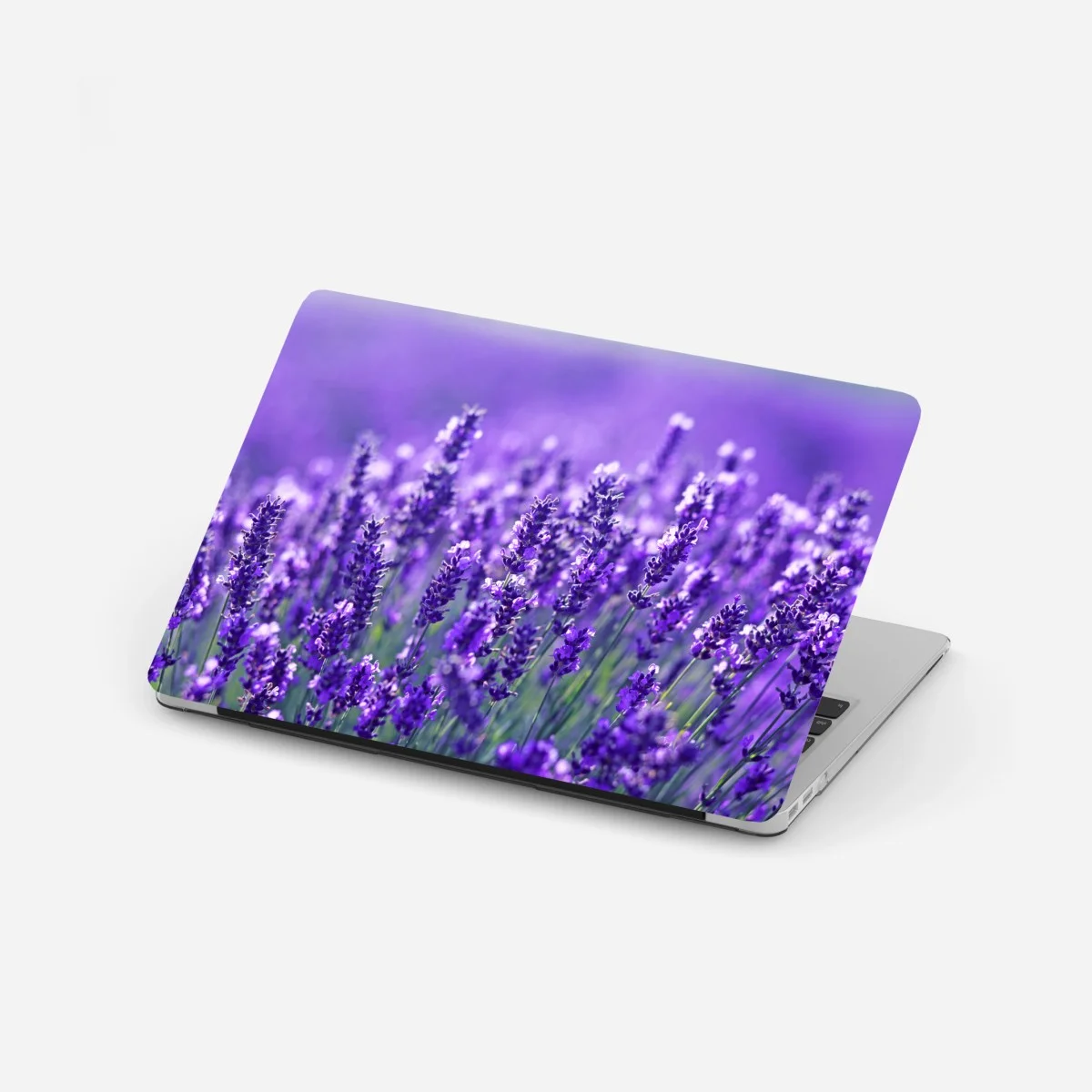 Laptop-Aufkleber lavendelfeld nahaufnahme – Wallnifity® Laptop-Aufkleber lavendelfeld nahaufnahme – Wallnifity®