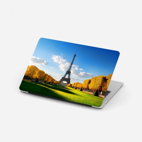 Laptop-Aufkleber frühling am Champs de Mars, Eiffelturm, Paris – Wallnifity®