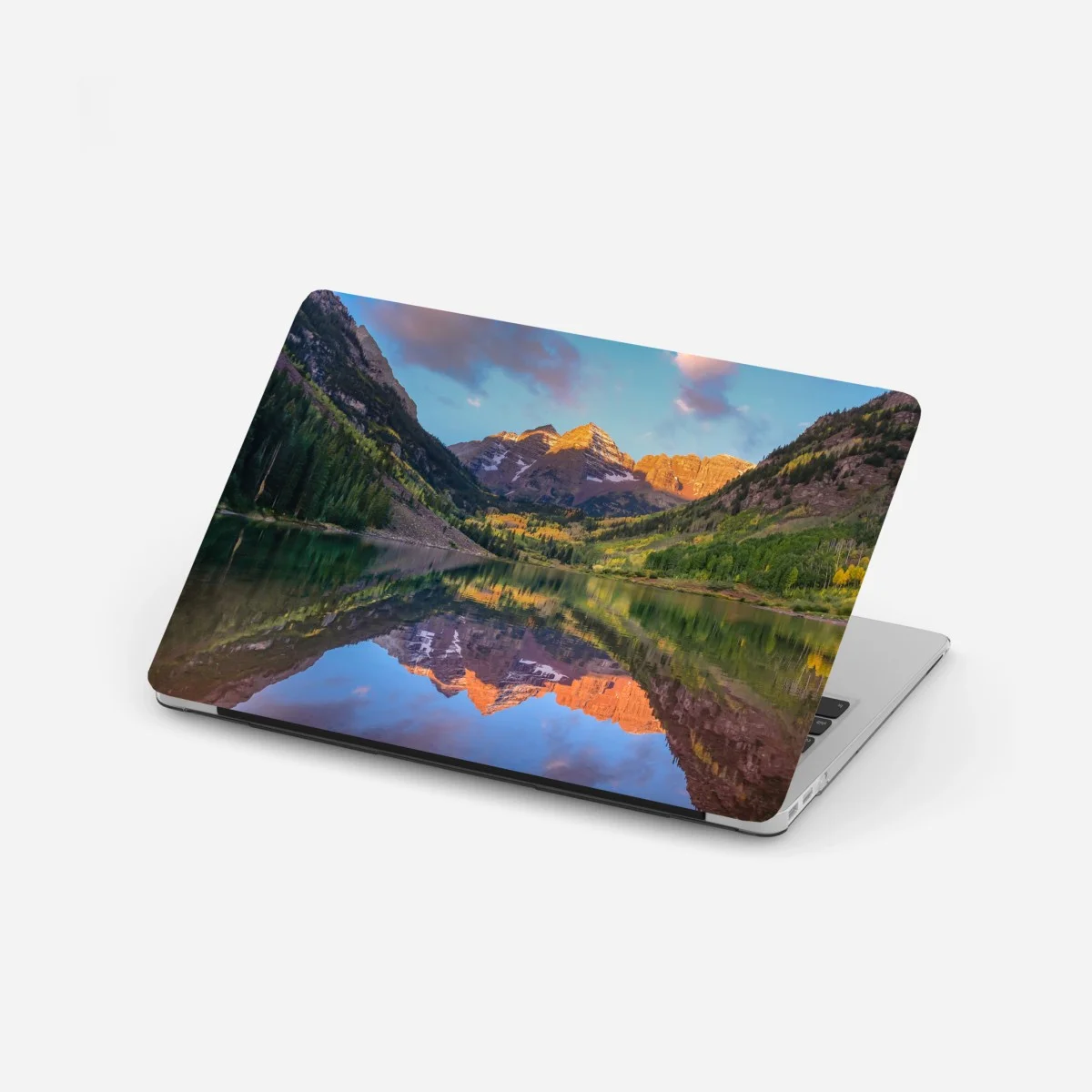 Laptop-Aufkleber sonnenaufgang bei Maroon Bells – Wallnifity® Laptop-Aufkleber sonnenaufgang bei Maroon Bells – Wallnifity®