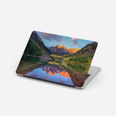 Laptop-Aufkleber sonnenaufgang bei Maroon Bells – Wallnifity®