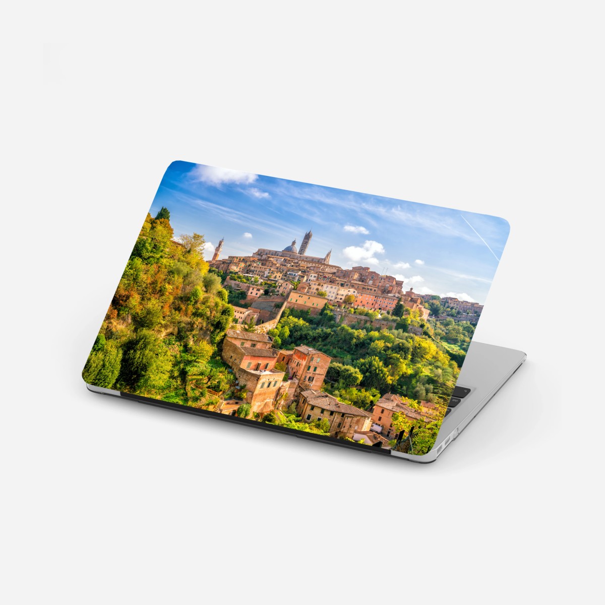 Laptop-Aufkleber Siena stadtpanorama, Italien – Wallnifity®