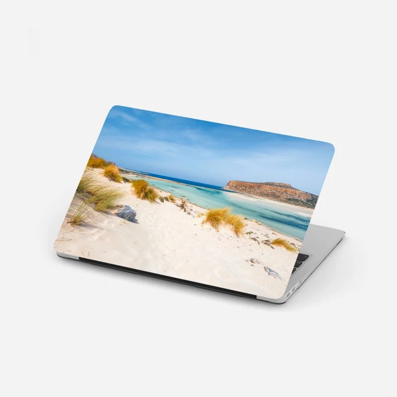 Laptop-Aufkleber lagune Balos, Kreta: türkisser traum