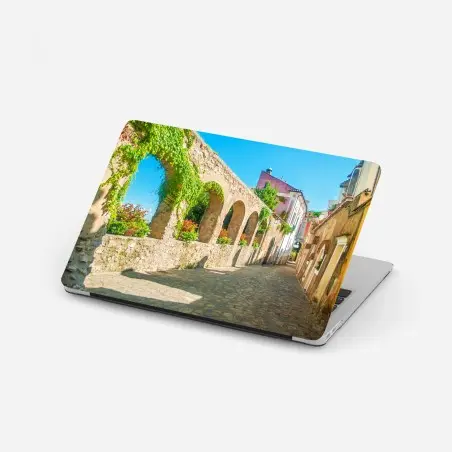 Laptop-Aufkleber sonnige bögen in Ravello – Wallnifity®
