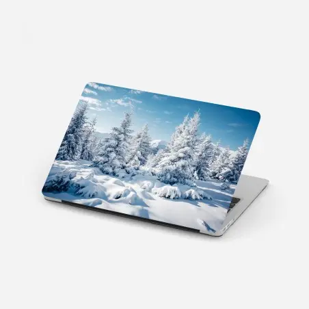 Laptop-Aufkleber winterruhe in den Karpaten – Wallnifity®