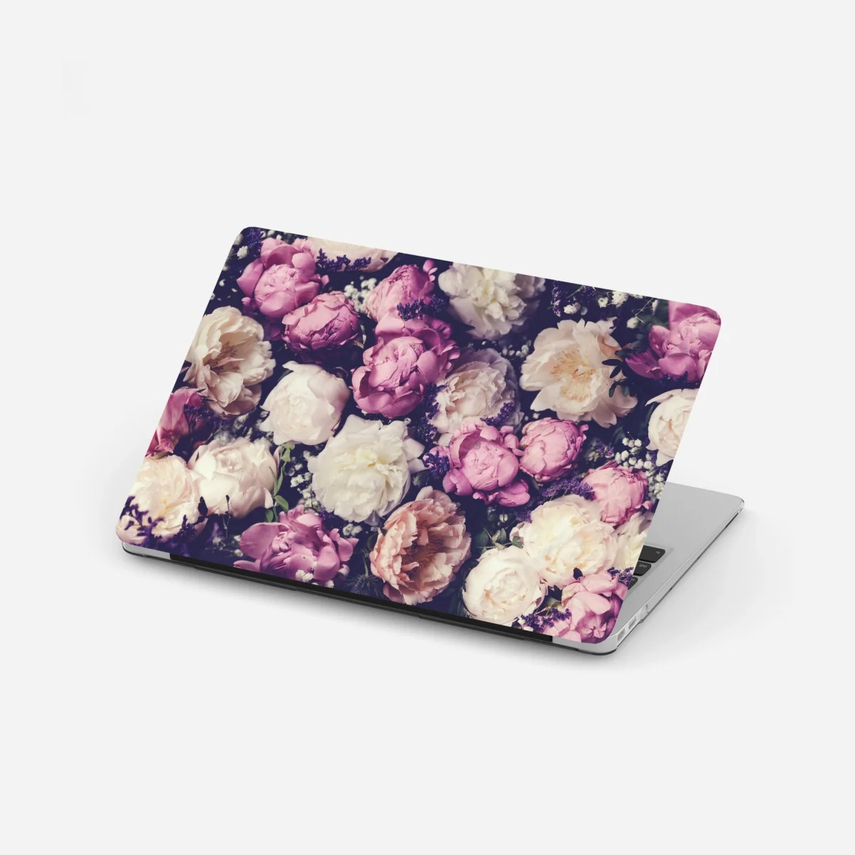 Laptop-Aufkleber romantischer pfingstrosenstrauß in pastelltönen – Wallnifity® Laptop-Aufkleber romantischer pfingstrosenstrauß in pastelltönen – Wallnifity®