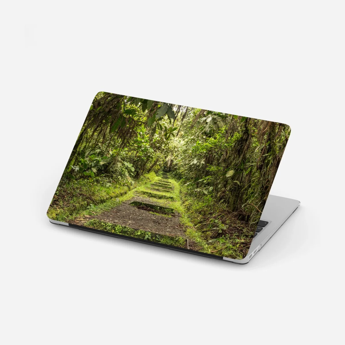 Laptop-Aufkleber pfad durch üppigen dschungel – Wallnifity® Laptop-Aufkleber pfad durch üppigen dschungel – Wallnifity®