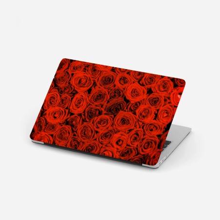 Laptop-Aufkleber prächtiger strauß roter rosen – Wallnifity®