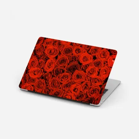 Laptop-Aufkleber prächtiger strauß roter rosen – Wallnifity®