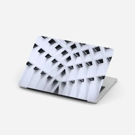 Laptop-Aufkleber geometrisches gewölbtes deckenmuster – Wallnifity®